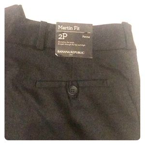 Banana Republic Charcoal 2P pants